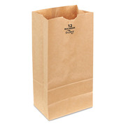 Duro Bag Grocery Bag, Brn, 13-3/4"L, 7-1/16" W, PK400 71012
