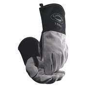 Caiman MIG/Stick Welding Gloves, Cowhide Palm, L, PR 1504-1