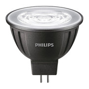 Signify LED Lamp, 36 deg. Angle, 3000K Color Temp. 8MR16/LED/830/F35/DIM 12V 10/1FB