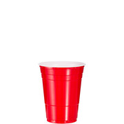 Solo Disposable Cold Cup 16 oz. Red, Plastic, Pk1000 P16R