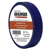 Zoro Select Masking Tape, Paper, Blue TC27-0.5" X 60YD