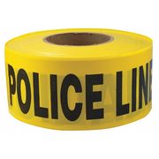 Zoro Select Barricade Tape, Yellow/Black, 1000ft x 3In 4ACD4