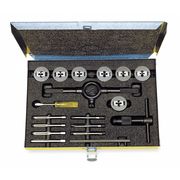 Cleveland 16PC Plug Hand Tap and Two-Piece Die Set 5514 Cle-line 7 Sizes M6 To M18 C00614