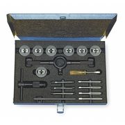 Cleveland 17PC HSS Plug Hand Tap and Two-Piece Die Set 055 Cle-line 7 Sizes 4-40 To 1/4-20 UNC C00609