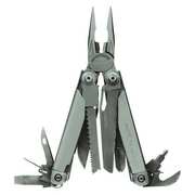 Leatherman Surge Multi-Tool, Blade Type Serrated, Blade Length 3 1/8 in, Black Oxide, 21 Functions 830278