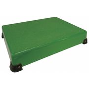 Fibergrate Work Platform, Rubber Feet, 6 x 24 x 24 IN 878720