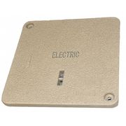 Quazite Underground Enclosure Cover, Electric Cover, 14-3/4 x 14-3/4 Enclosure Used With PC1212HA0017