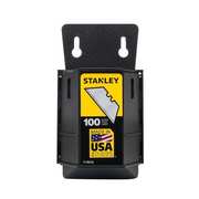 Stanley 2-7/16 in. x 3/4 in. x 0.03125 in. Steel 2-Point Utility Blade (100-Pack) 11-921A