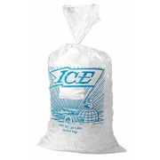 Zoro Select Ice Bag, 18x9 In., 1.20 mil, Pk1000 5DTW0