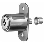 Compx National Sliding Door Lock, Nickel, Key C413A C8043-C413A-14A