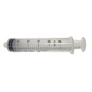 Zoro Select Dispensing Syringe, 20 mL, Manual, Luer Lock, High Density Polypropylene, Translucent, 10 Pack 5FVE1