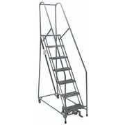 Cotterman 110 in H Steel Rolling Ladder, 8 Steps, 450 lb Load Capacity 1008R1824A2E10B4C1P6
