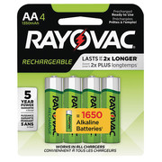 Rayovac Precharged Recharg. Battery, AA, NiMh, PK4 LD7154