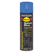 Rust-Oleum Rust Preventative Spray Paint, Safety Blue, Gloss, 15 oz V2124838