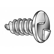 TAMPER-PRUF SCREWS 2 in One-Way Round Tamper Resistant Screw, 18-8 Stainless Steel, Plain Finish, 25 PK 151398