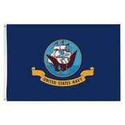 Nylglo US Navy Flag, 5x8 Ft, Nylon 601