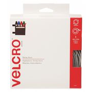 Velcro Brand Reclosable Fastener, Rubber Adhesive, 15 ft, 3/4 in Wd, White 90082