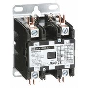 Square D 120VAC Non-Reversing Definite Purpose Contactor 2P 40A, Width: 2.5 in 8910DPA42V02