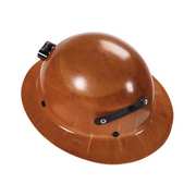 Msa Safety Full Brim Hard Hat, Type 1, Class G, Pinlock (4-Point), Brown 460389