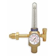 Harris Flowmeter Regulator, Single Stage, CGA-580, 20 psig, Use With: Argon, Carbon Dioxide 355-AR-580
