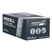 Duracell Procell Constant AAA Alkaline Battery, 1.5V DC, 24 Pack PC2400BKD