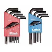 Eklind 22 Piece Metric/SAE L-Shape Hex Key Set, 11122 11122