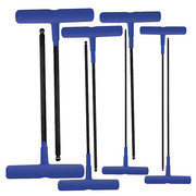 Eklind 8 Piece Metric T-Shape Hex Key Set, 64808 64808