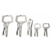 Irwin Locking Clamp Set, 6", 10", 11", 5 Pc. 74