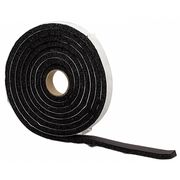Zoro Select Foam Tape, 10 ft., Black, Sponge, Sold As: Roll 29520211