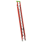 Louisville 24 ft Fiberglass Extension Ladder, 300 lb Load Capacity L-3022-24PT