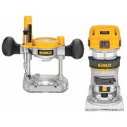 Dewalt 1-1/4 HP Max Torque Variable Speed Compact Router Combo Kit with LED's DWP611PK