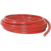 Quickcable Battery Cable, 4 ga., Solid, 600V, PVC, Red 200203-396-025