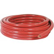 Quickcable Battery Cable, 2 ga., Solid, 60V, PVC, Red 200204-396-025