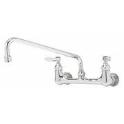 T&S Brass Manual, 8" Mount, 2 Hole Low Arc Laundry Sink Faucet B-0231