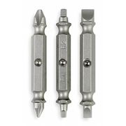 Megapro 3 Piece Screwdriver Bit Set, 1/4" 9BP-ENPD-3A-B