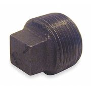 Zoro Select 3/8" Malleable Iron Square Head Plug Class 150 5P542