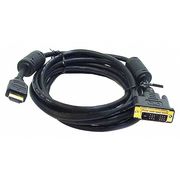 Monoprice HDMI-DVI Cables, Black, 6 ft., 28AWG 2404