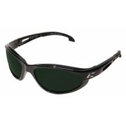 Edge Eyewear Welding Safety Glasses, Green Scratch-Resistant SW11-IR5