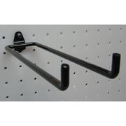 Zoro Select Double Rod Pegboard Hook, 8-1/4 In, PK5 5TPG8