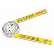 Starrett Miter Protractor, Plastic, 7 In, 360 Deg 505P-7