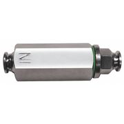 Aignep Usa 1/4" Push-to-Connect Nickel Brass Inline Filter 82670VM-04