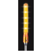 Checkers Warning Whip Glo-Worm LED Light, Amber FSLED12-6-A