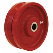 Zoro Select Caster Wheel, Cast Iron, 6 in., 1000 lb. 5VJ80
