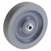 Zoro Select Caster Wheel, Gray, 70 Shore A, 3/8 in Bore, Bore Dia.: 25/64" 5VT78