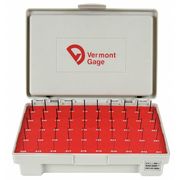 Vermont Gage Pin Gage Set, Plus, 0.011-0.060 In, Black 901100200