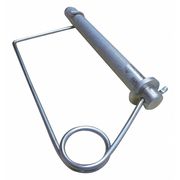 Safety Pin, Small, 2-1/2 in W, 9 in L, 3/16 in dia, Zinc Plated