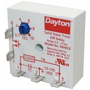 Dayton Encapsulated Timer Relay, 1A, Solid State 5WML8