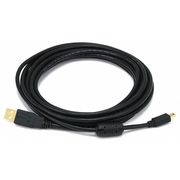 Monoprice USB 2.0 Cable, 15 ft.L, Black 5450