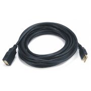 Monoprice USB 2.0 Extension Cable, 15 ft.L, Black 5435