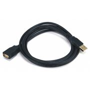 Monoprice USB 2.0 Extension Cable, 6 ft.L, Black 5433